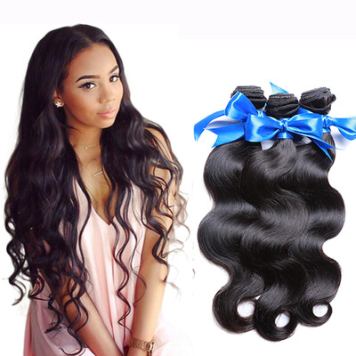 

WYF 100 Unprocessed Human Hair Virgin Hair Body Wave 3 Bundles Malaysian Body Human Hair