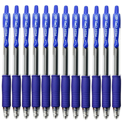 

PILOT BL-G2-38 gel pen signature pen bullet pens blue 038mm 12pcs