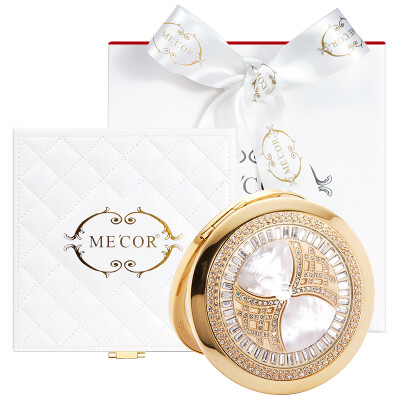 

MECOR (MECOR) Creative Gifts Elegant Time Creative Gifts Send your girlfriend to send your girlfriend to send his wife gift mirror portable makeup mirror gift box gift box packaging 7113G