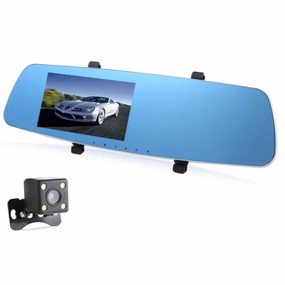 

RH - 655 5 Inch Dual Lens Car DVR Recorder Full HD 1080P Loop Cycle Recording Night Vision Camera