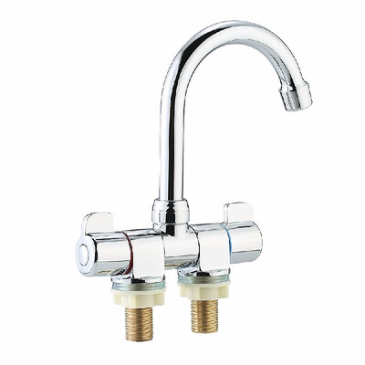 

Rv Kitchen Faucet Replacement Foldable RV Faucet Rotating Two Handle DeckWall Mounted RV Kitchen Faucet Hot And Cold Water Mixer