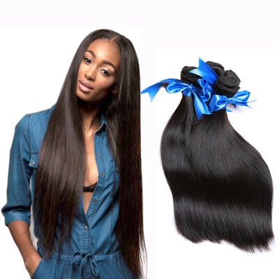 

WYF Brazilian Virgin Hair Straight Hair 4 Bundles 100 Unprocessed Human Hair Extentions