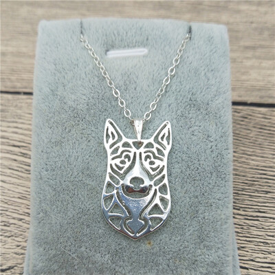 

New American Akita Necklace Trendy Style American Akita Pendant Necklace Women Fashion Pet Dog Jewellery