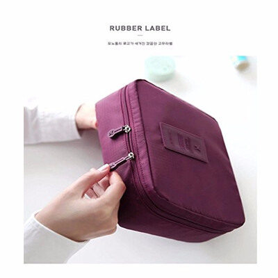 

Cosmetic Bags Kits Cosmetics Cases With Mesh Pockets Women Travel Makeup Bags