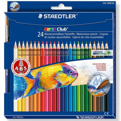 

Staedtler 14410NC24 24 color water soluble color lead color pencil color lead color pen