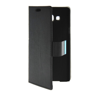 

MOONCASE Slim Leather Side Flip Wallet Card Slot Pouch with Kickstand Shell Back чехол для Samsung Galaxy A7 Black