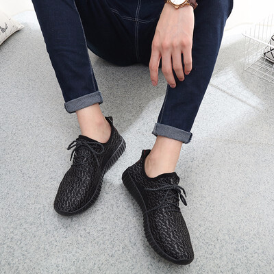 

Brand mens shoes 2018 Spring And Autumn Lovers Shoes Breathable Cloth Weaving Flat Shoes Slip Coconut Casual Shoes 39--44