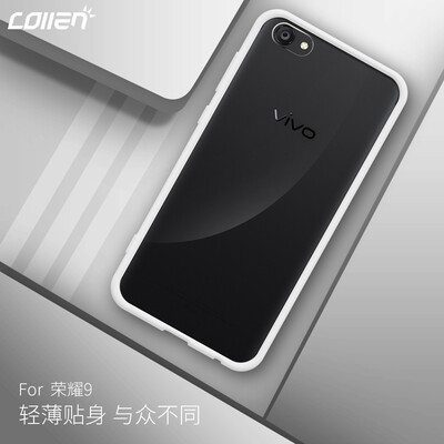 

Collen vivo x9 / x9s Обложка для мобильного покрытия 9S Anti-drop Full Soft Crystal Clear White