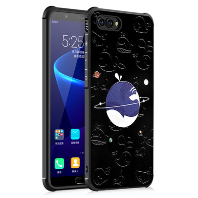 

Goowiiz Fashion Phone Case For Huawei Honor V8V9V10 Luxury 3D Cute Cartoon Slim Full Soft Silicone Prevent falling