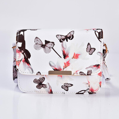 

Women Floral leather Shoulder Bag Handbag Retro Female Small Messenger Bag Famous Designer Clutch Shoulder Bags Bolsa