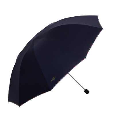 

[Jingdong supermarket] Paradise umbrella folding sunny umbrella 3311E2 deep purple vinyl upgrade section sunscreen stained water a dry business umbrella