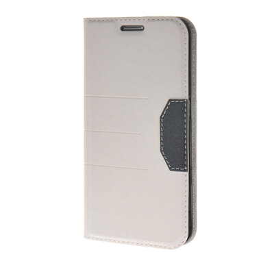 

MOONCASE Fashion Leather Side Flip Wallet Card Holder Stand Pouch ЧЕХОЛ ДЛЯ Samsung Galaxy S6 Edge White