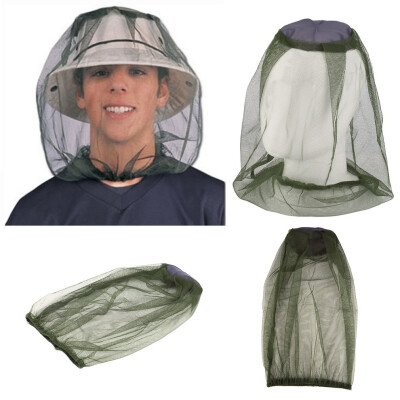 

Midge Mosquito Insect Hat Bug Mesh Head Net Face Protector Travel Camping
