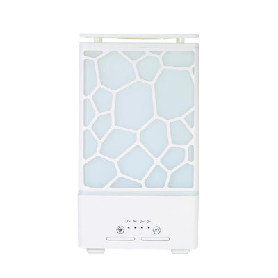 

200ml Water Cube Mist Air Humidifier Aromatherapy Aroma Essential Oil Diffuser with Timing Function Colorful LED Light for Home Of