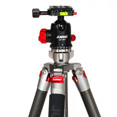 

Jiaxin Yue JUSINO TTY-428CSD-36T carbon fiber tripod professional stable bird cannon camera tripod