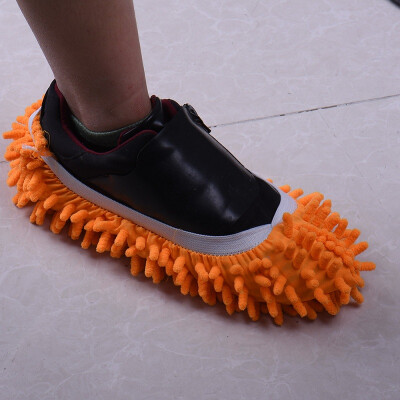 

Cntomlv Fashion Special Offer Polyester Solid Dust Cleaner House Bathroom Floor Shoes Cover Cleaning Mop Slipper