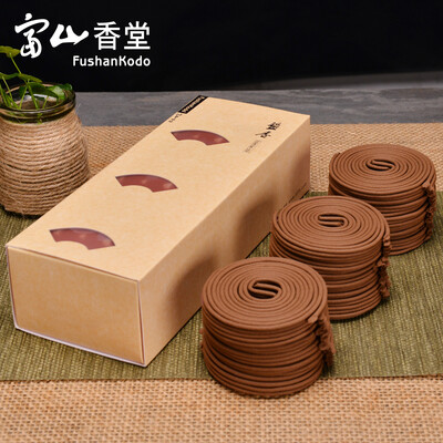 

Taiwans Toyama Xiangtang Panxiang sandalwood agarwood fragrant incense fragrant incense for incense&incense mosquito repellent 120 tablets 35 hours halalwood