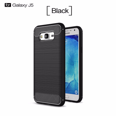 

For Samsung Galaxy Galaxy J52015 J500 Carbon Fiber Phone Cases Soft TPU Anti-Knock Cover For Samsung Galaxy J52015 J500 case