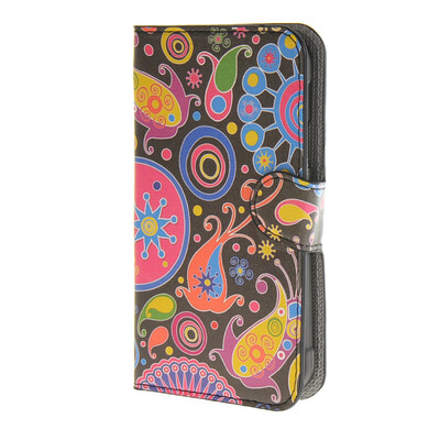 

MOONCASE Flower style Leather Wallet Flip Card Slot Stand Pouch чехол для Samsung Galaxy Xcover 3 SM-G388F A08