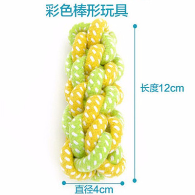 

Cntomlv Cotton Dog Rope Toy Knot Puppy Chew Teething Toys Teeth Cleaning Pet Palying Ball For Small Medium Large Dogs