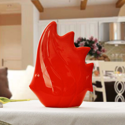 

Ceramic Crafts Flame Fish Decoration Creative Wedding Gifts Home Bedroom Decoration Furniture Furnishings