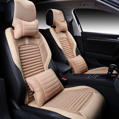 

BOOST car seat four seasons universal cassia car seat car seat four seasons pad small waist full seat cushion luxury fashion rice