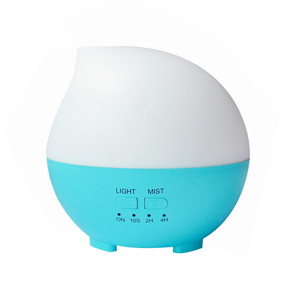 

TOMNEW 300ml Waterdrop Aroma Diffuser Humidifier Ultrasonic Timing LED Light Aromatherapy Essential Oil Diffuser for Home Office