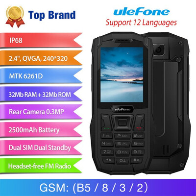 

Ulefone Armor Mini Waterproof Phone Outdoor Adventures Phone 24" Wireless Loud Speaker Radio GSM Quad Band Dual SIM Rugged Phone