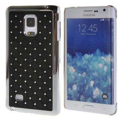 

MOONCASE Жесткий Хром горный хрусталь Bling Звезда обложка чехол для Samsung Galaxy Note Edge N9150 Черный