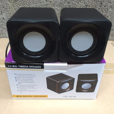 

1 Pc New Speaker USB20 Household Mini Stereo Subwoofer for Desktop Laptop Notebook PC Computer Portable Speakers