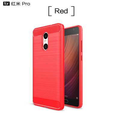 

For Xiaomi Redmi PRO Carbon Fiber Phone Cases Soft TPU Anti-Knock Cover For Xiaomi Redmi pro case