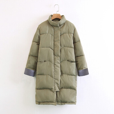 

Winter new hooded large size parkas womens long cotton-padded coat