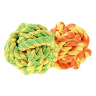 

Thousand feathers Soleil pet dog toy dog bite toy molar tooth cotton rope random color
