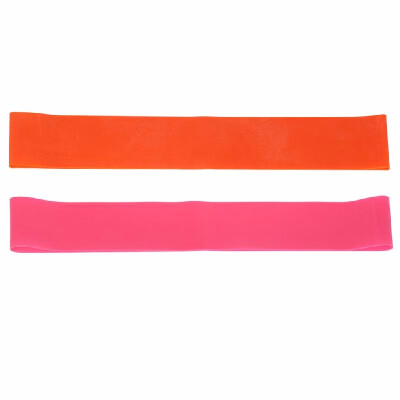 

2PCS Sports Exercise Resistance Loop Bands Set Elastic Band Set for Legs&Strength Training