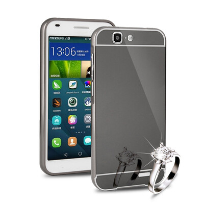 

MOONCASE металлические рамки края зеркало "2 в 1 случае покрывают тонкой Huawei Ascend G7