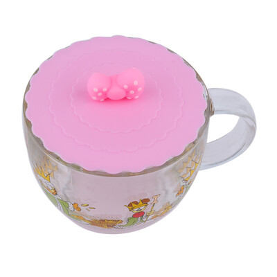 

Silicone Cute Anti-dust Glass Cup Cover Coffee Mug Suction Seal Lid Cap