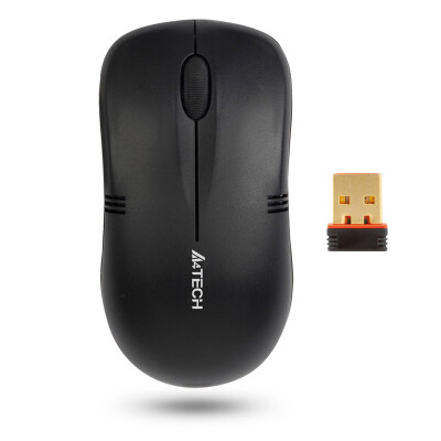 

Shuangfeiyan (A4TECH) WG-100 wireless mouse office mouse mouse mouse (black