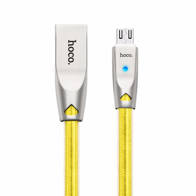 

HOCO Zinc Alloy Jelly Knitted Micro-USB to USB Charging Data Cable for Samsung LG Sony HTC Xiaomi Charger Wire Android Phones