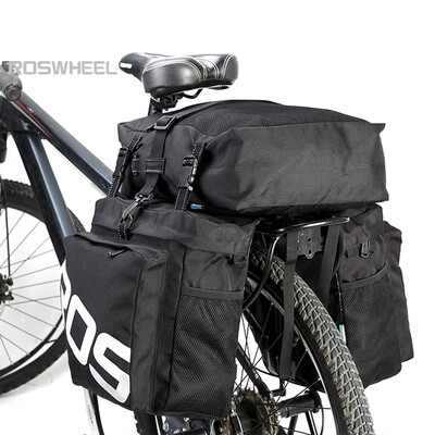 

Roswheel 37L Прочный водостойкий 3 в 1 велосипедной задней сумке-паньер