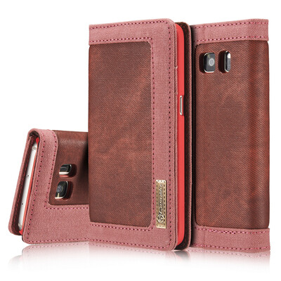 

Samsung Galaxy S9S9 Plus Luxury Canvas Villus Vintage Multi-function Wallet Card Clip Protection Cover Stand Phone case