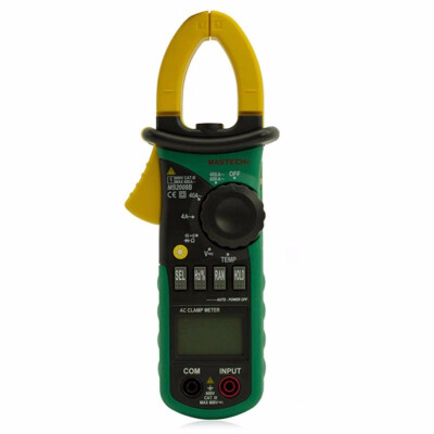 

MASTECH MS2008B Auto Range Digital AC Clamp Meter 4000 Counts LCD Display Volt Current Resistance Tester