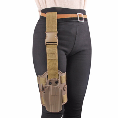 

579 Holster Right Hand with Belt Clip&Leg Drop Platform Handgun 579 Standard Vision for GlockH&KSig TaurusS&WM&P92F