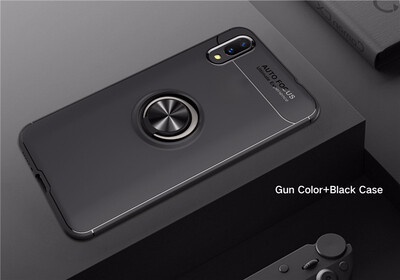 

Goowiiz Phone Case For VIVO NexNex S Luxury Metal Ring Magnetic Bracket TPU Shockproof Cooling