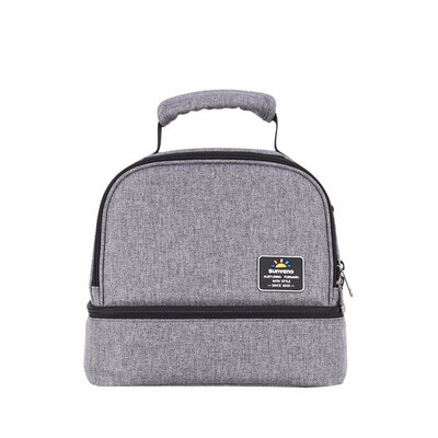 

Sunveno Insulation Bags Double layer waterproof Picnic Bag keep food thermo bag mother lunch bag for kids Office worker Flamingo