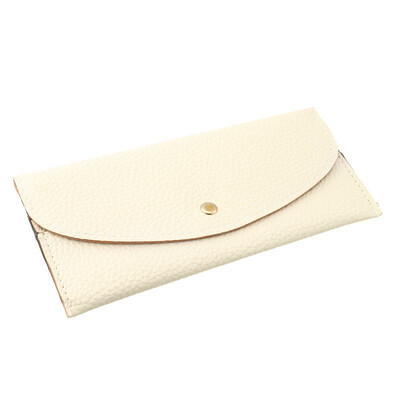 

Womens Handbag Evening Bag Pocket Card Wallet Alloy Button Faux Leather New