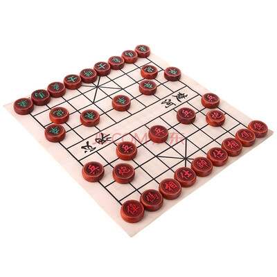 

Huasheng Honghua Pear Chinese Chess 50 cm three-dimensional relief to send gift box PU board