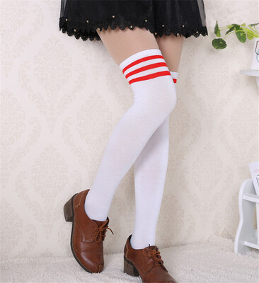 

Girls Over The Knee Thigh High Cotton Socks Stockings Leggings Women Ladies