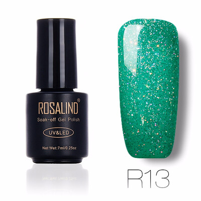 

ROSALIND Gel 1S Rainbow Series Colorful UV LED Gel Nail Polish 7ML Long Lasting Painting Nail Art Soak-off Gel Varnish 01-29