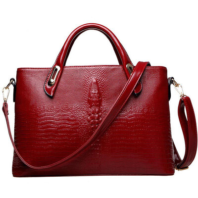 

SMOOZA Hot Sale women handbag women messenger bags ladies new shoulder bag bolsas leather handbags Crocodile pattern tote bags