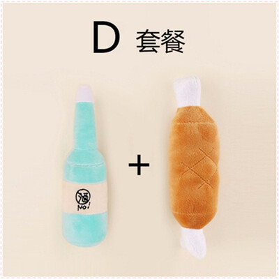 

Hot Velvet Pet Dog Cat Chicken Legs Plush Tosy Interactive Sound Toys Pet Supplies Dog Plush